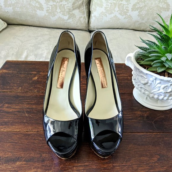 Rupert Sanderson Platform Peep Toe Heels - Size: 7 | IT 37 - Picture 6 of 14